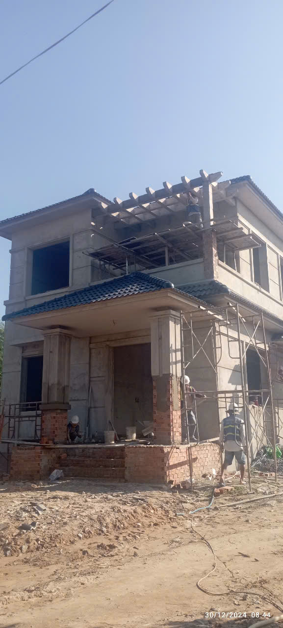 Thi công pergola mái Nhật 2 tầng Bình Dương – GeoHome