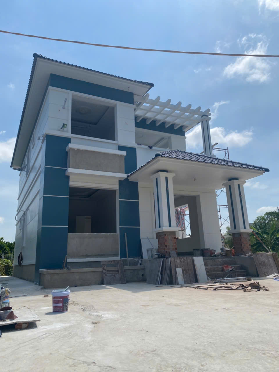 Góc cạnh nhà mái Nhật Bình Dương – GeoHome thi công 5 tháng